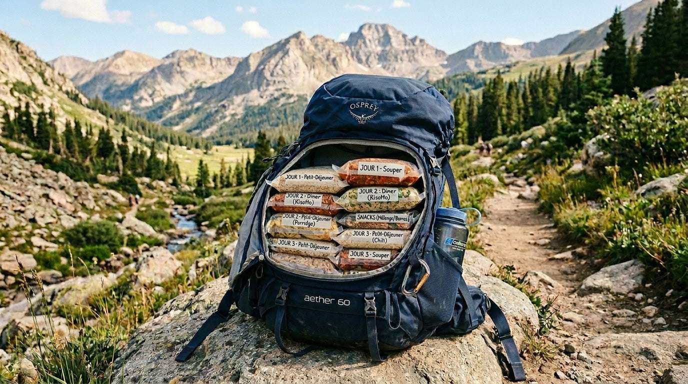 Emportez vos repas préparés en randonnée : sous vide pour l'aventure