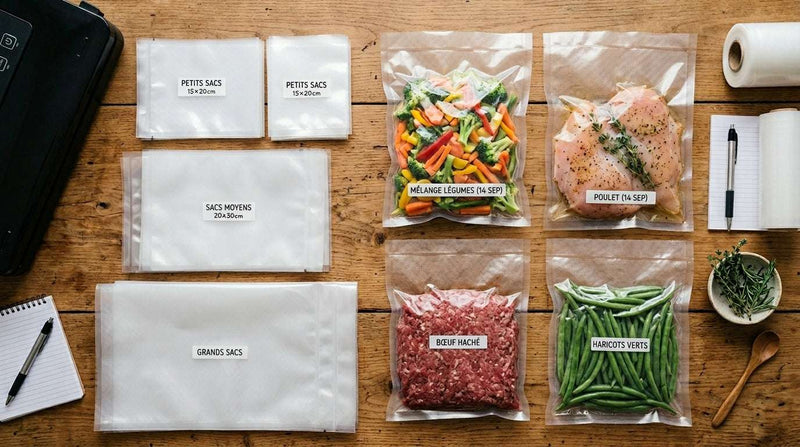 Sacs sous vide