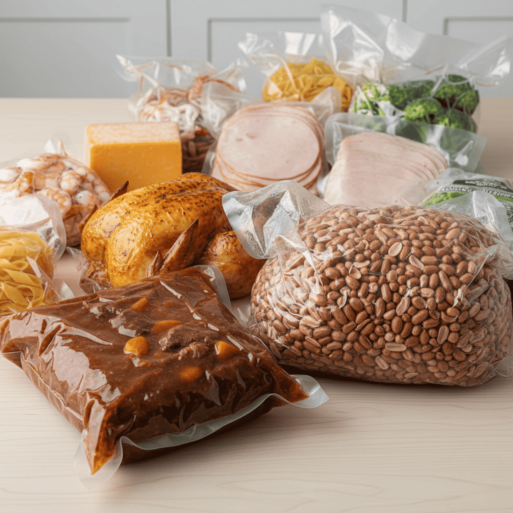 Sacs sous vide gaufrés petits volumes — paquet de 100 (5 tailles)