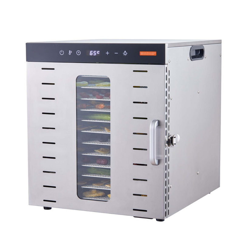 Déshydrateur alimentaire inox 304 à 10 plateaux 1000W