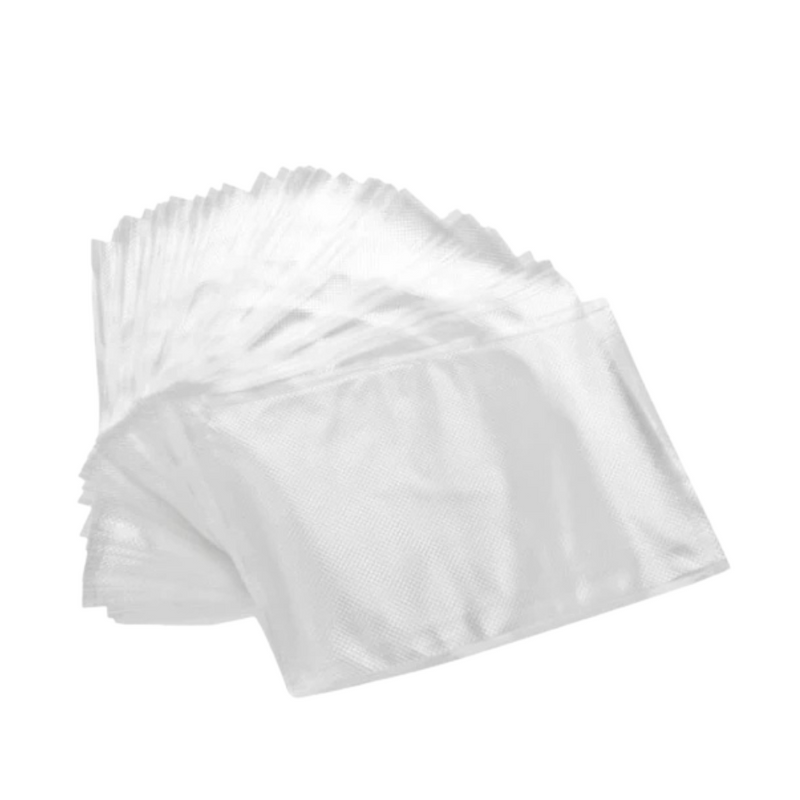 Sacs sous vide gaufrés petits volumes — paquet de 100 (5 tailles)