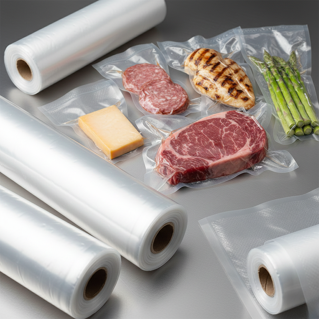 Sacs sous vide gaufrés en rouleau 28 cm x 6 m