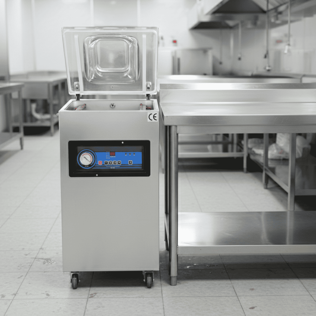 Machine sous vide à cloche professionnelle sur pied 900W