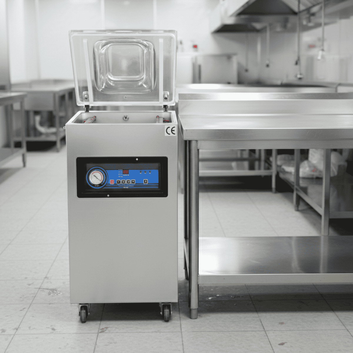 Machine sous vide à cloche professionnelle sur pied 900W