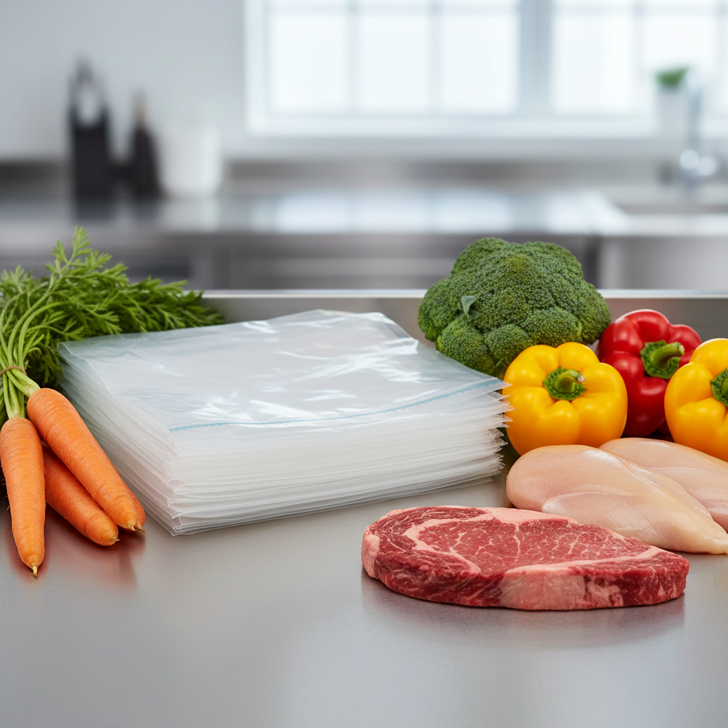 Sacs sous vide gaufrés grand format 30 x 40 cm — paquet de 50