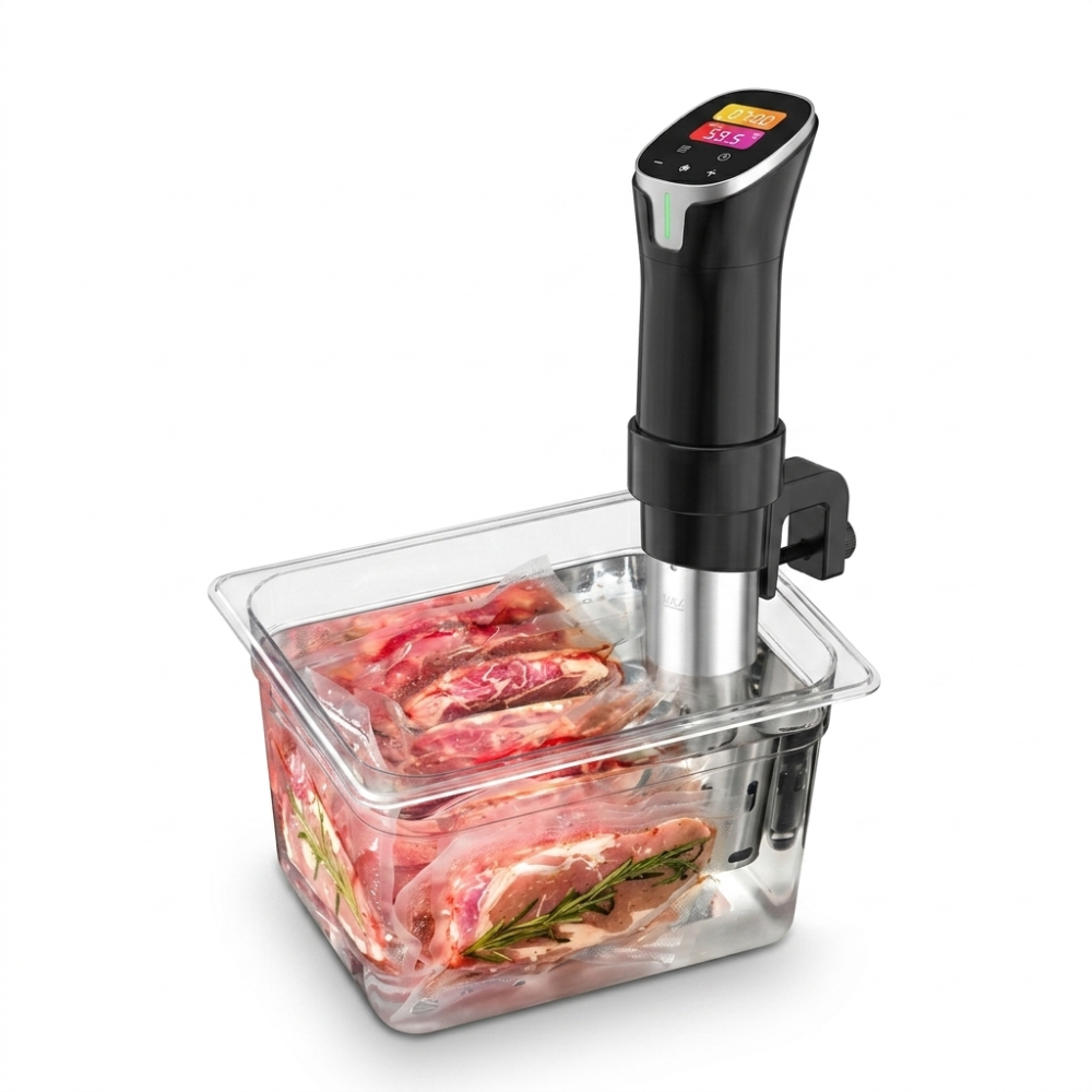 Bac de cuisson sous vide 6 L pour thermoplongeur (bain-marie)