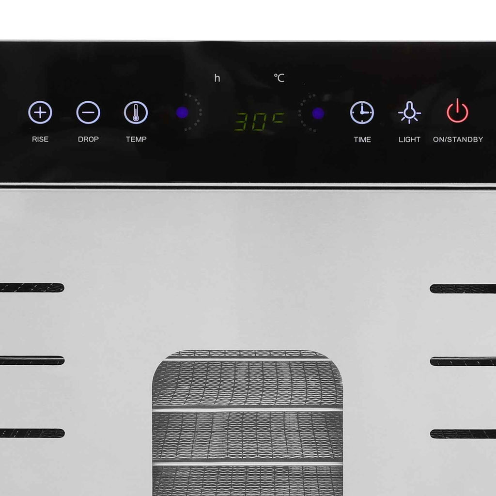 Déshydrateur alimentaire grande capacité inox 304 — 16 plateaux 1350W