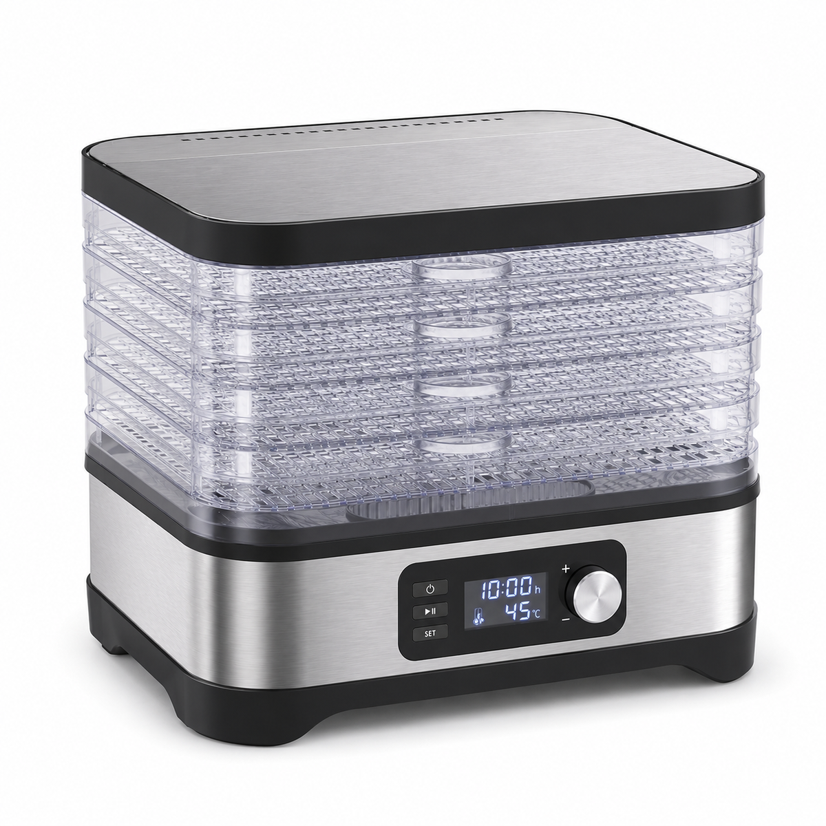 Déshydrateur alimentaire compact 5 plateaux 380W (sans BPA)