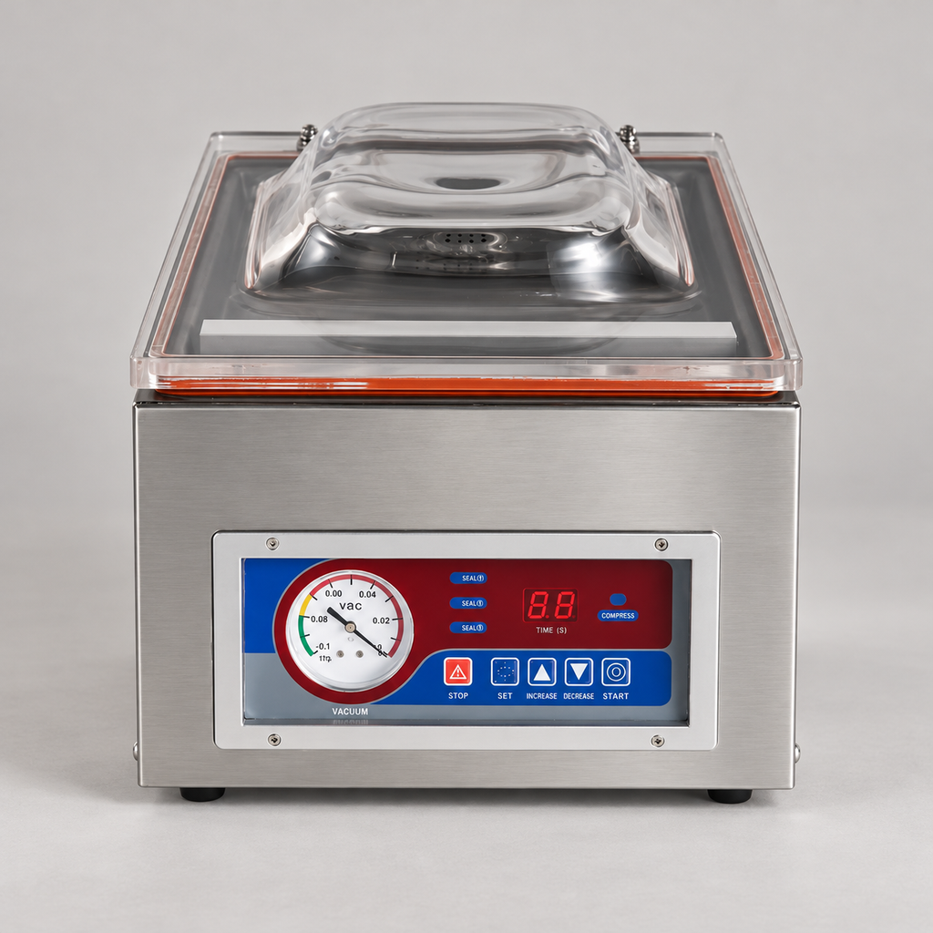 Machine sous vide à cloche professionnelle 26 cm (vide en chambre) — vue studio