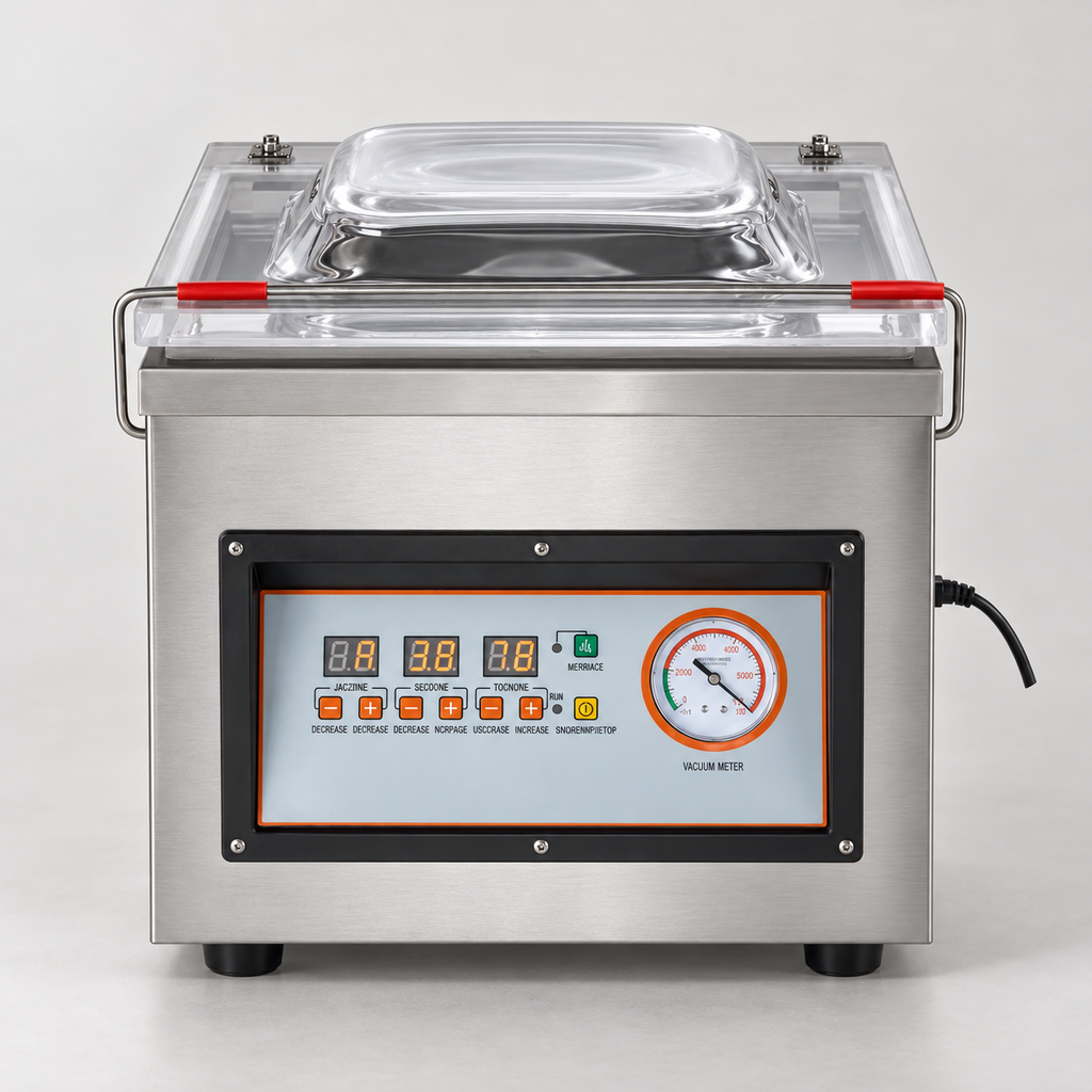 Machine sous vide à cloche professionnelle 320W à cycle automatique — vue studio