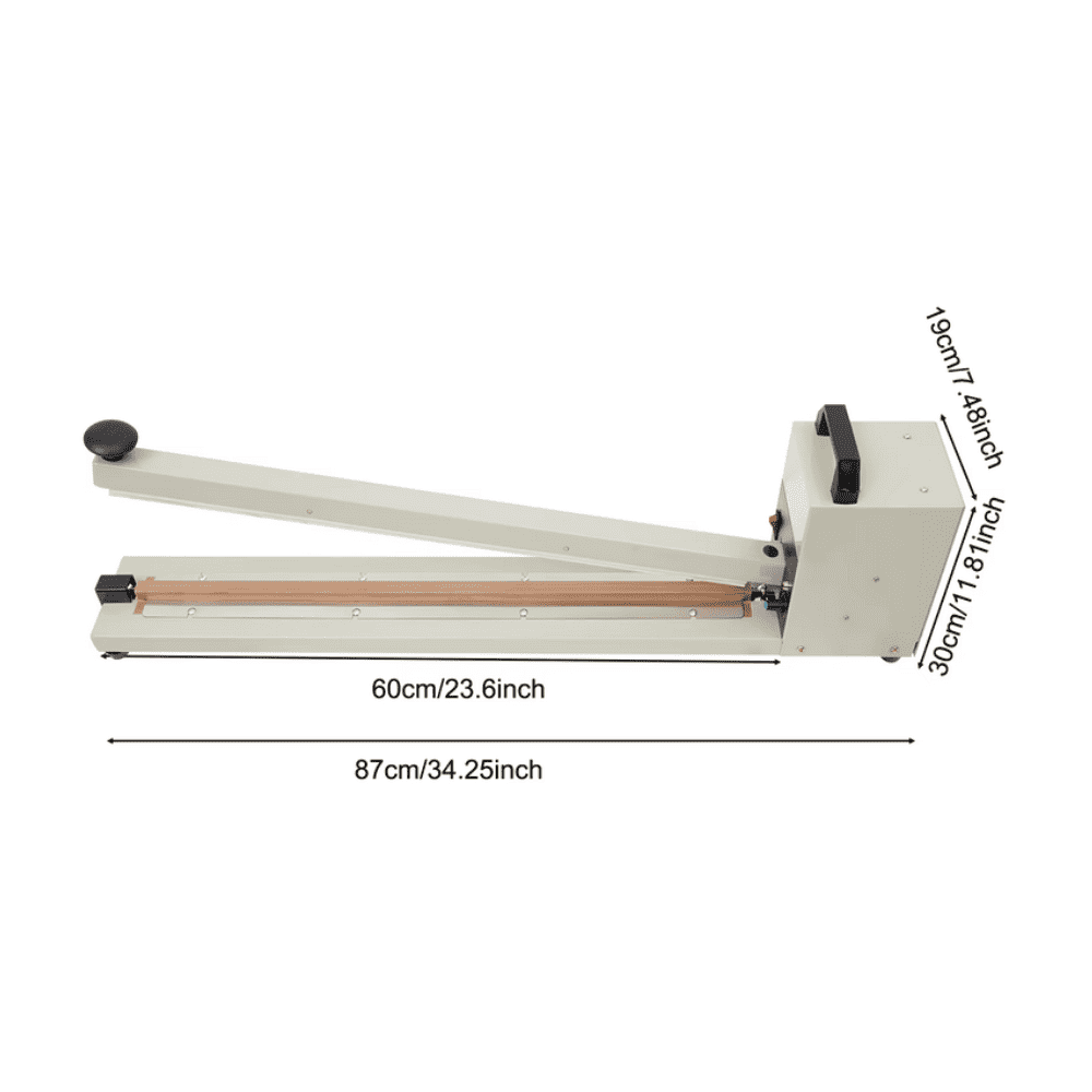 Thermoscelleuse à impulsion manuelle 600 mm 750W réglable