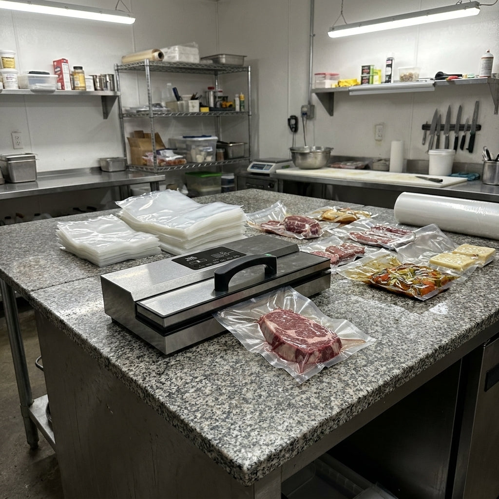 Machine sous vide professionnelle 650W à soudure large 40 cm