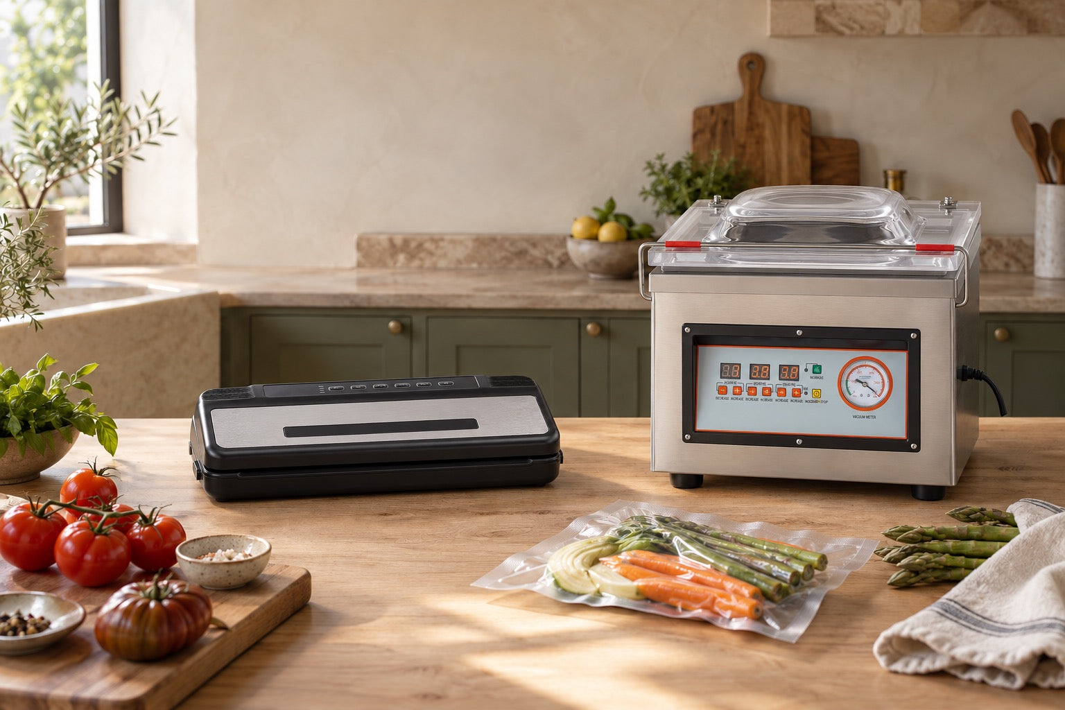 Machines sous vide